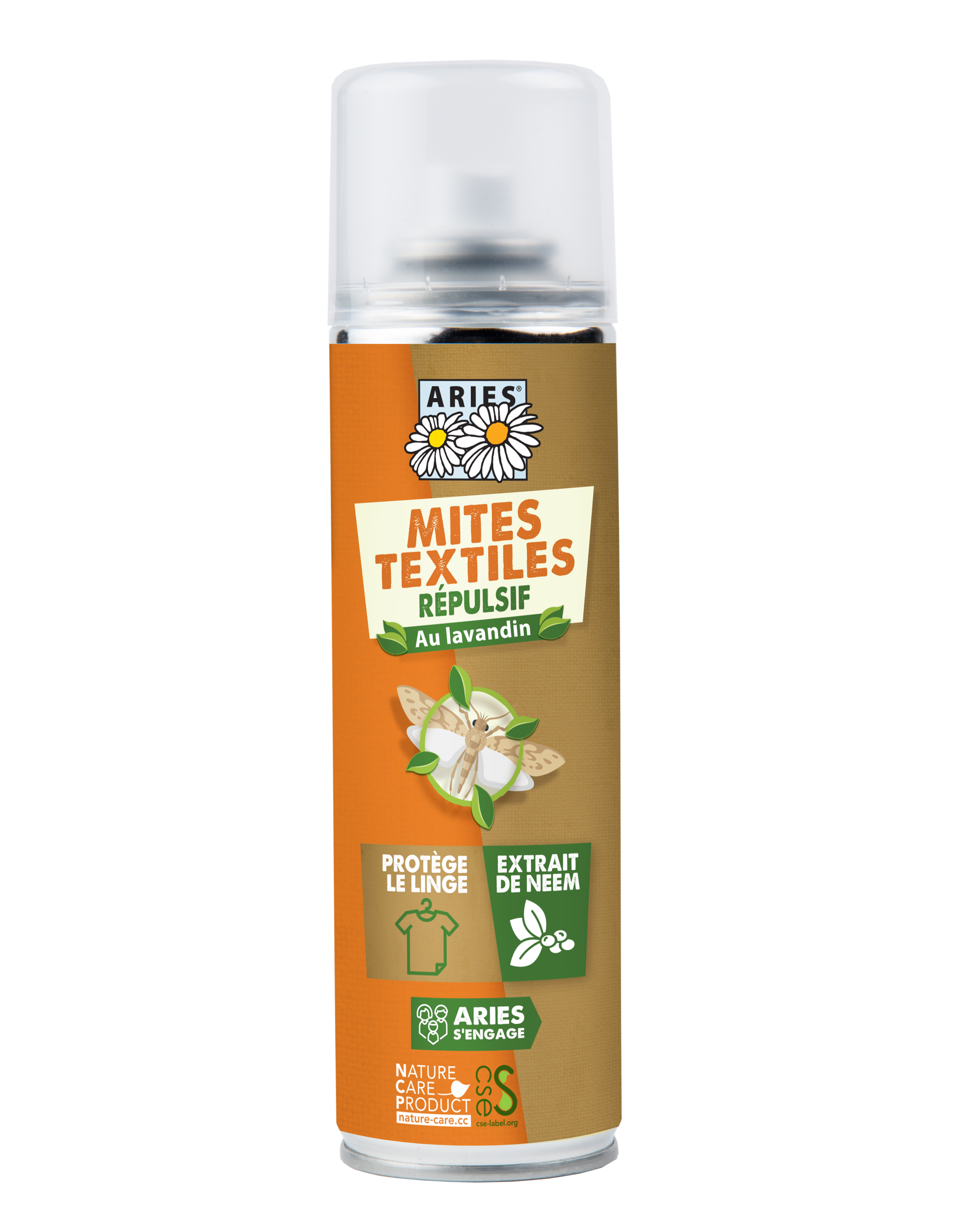 Mites textiles spray répulsif, à base d'huile essentielle de lavandin