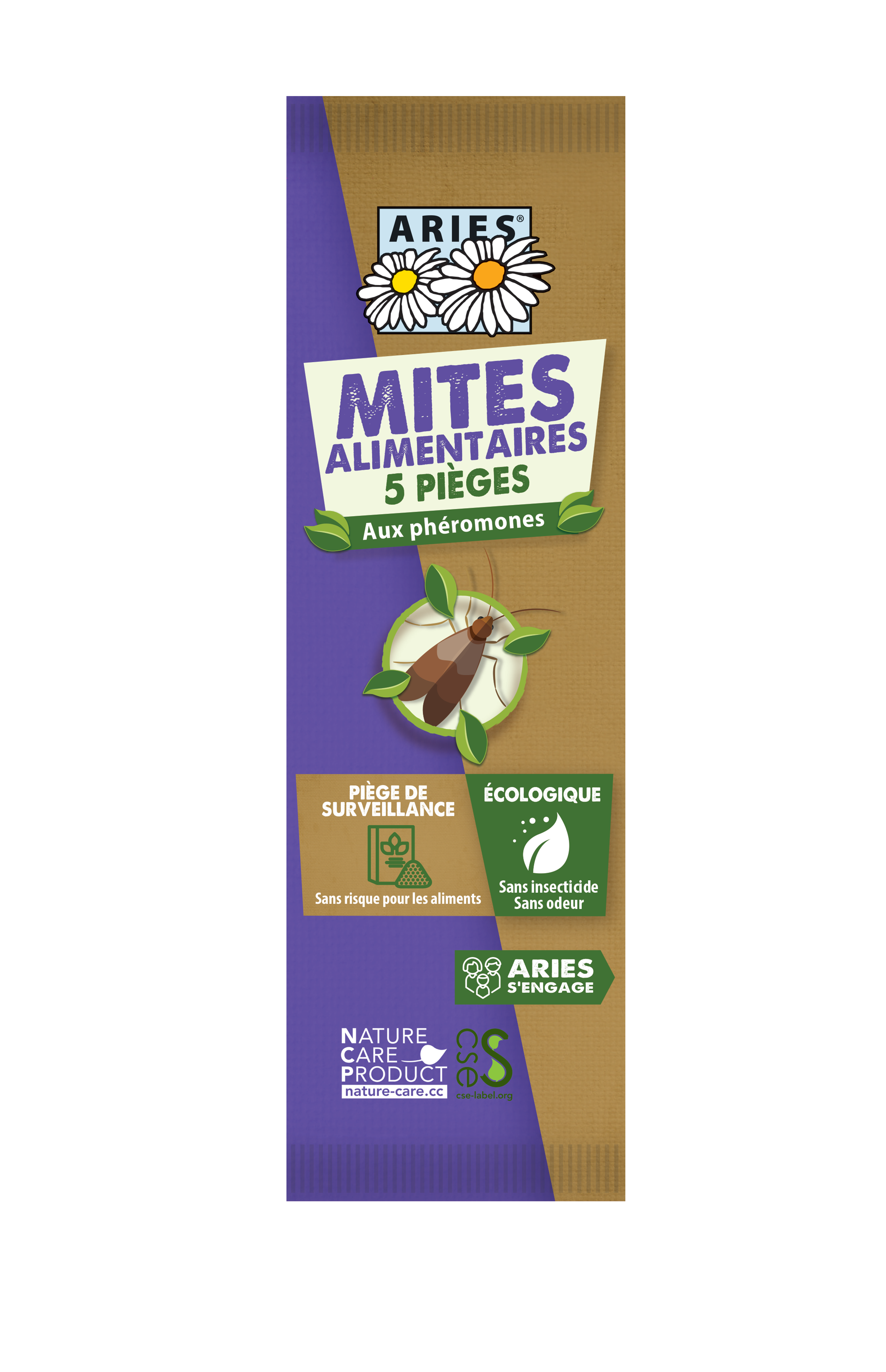 LOT DE 5 PIEGES A MITES ALIMENTAIRES – HYGIENE PREMIUM